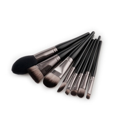 

Toponeto 8Pcs Gourd Tower Pencil Foundation Eye shadow Makeup Brushes Eyeliner Brush