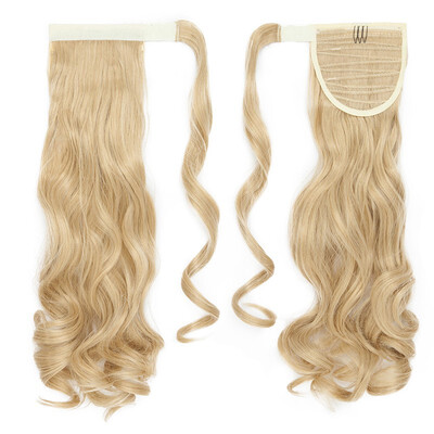 

Long Straight Ponytail Extension Wrap Around Synthetic Hair Extensions One Piece Hairpiece Pony Tail Extension for Women