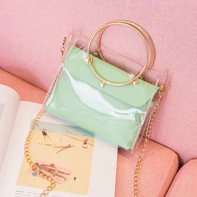 

Tailored Fashion Lady Shoulders Jelly Package Handbag Purse Mobile Phone Messenger Bag