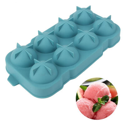 

Greensen Silicone Ice Ball Containers Ice Cream Mold Round Cube Tray Home Office Restaurant