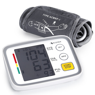 

Automatic Sphygmomanometers pulsometer Digital Upper Arm Blood Pressure Monitor Heart Beat Rate Pulse Meter Tonometer