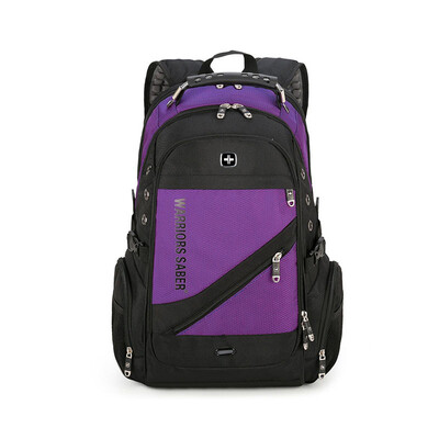 

Fashion multi-function computer backpack large capacity Swiss Warrior Saber shoulder bag outdoor waterproof nylon travel bag