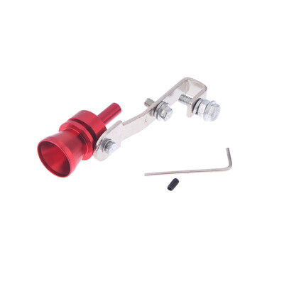 

Turbo Sound Whistle Exhaust Pipe Tailpipe Blow-off Valve Aluminum M Red