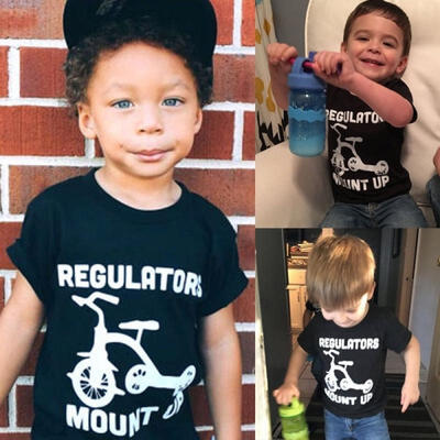 

Cute Kid Child Girls Boys Casual Letters Tops T-shirt Shirt Blouse Clothes New