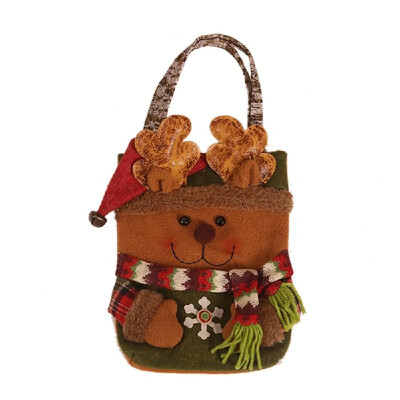 

Christmas Candy Bag Handbag Gift Bag Christmas Tree Party Decoration Santa Claus Snowman