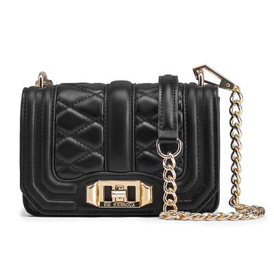 

Rmrebecca Lady mini bag European&American fashion cowhide Mini Leather rhombic chain bag