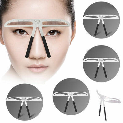 

Useful Tattoo Eyebrows Ruler 3D Balance Template Stencil Shaper Makeup Tool New