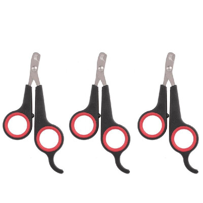 

3PCS Professional Pet Cat Nail Clipper Stainless Steel Scissors for Animals Cats