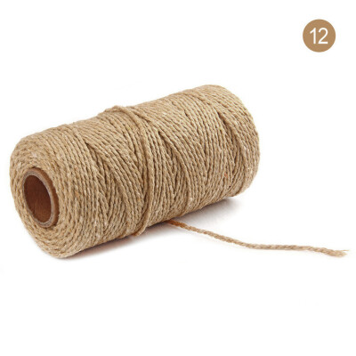 

Siaonvr 100m Long100Yard Pure Cotton Twisted Cord Rope Crafts Macrame Artisan String