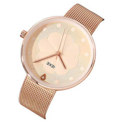 

IEKE88010 Top Luxury Brand Quartz Casual Japan Quartz-Watch Stainless Steel Mesh Strap Ultra Thin Clock Female New