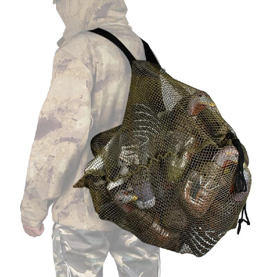 

Outdoor Hunting Mesh Decoy Bag with Shoulder Straps Duck Goose Turkey Decoy Bag Backpack