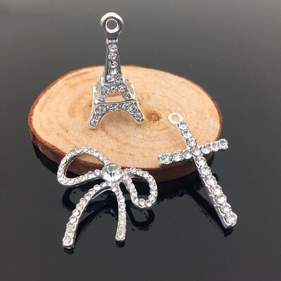 

Vintage Tower Cross Pendant DIY Design For Women Fashion Jewelry Making