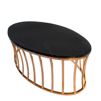 

Frico stainless steel natural marble coffee table 5920