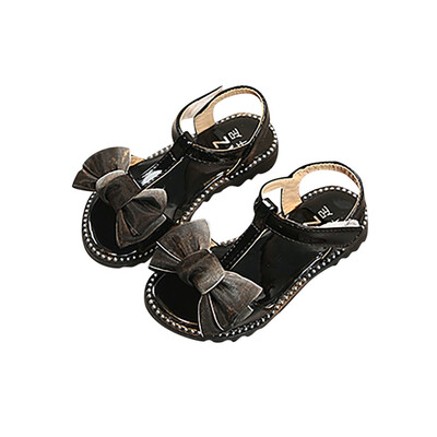 

Children Infant Kids Girls Bowknot Non-Slip Sandals Princess Casual Shoes