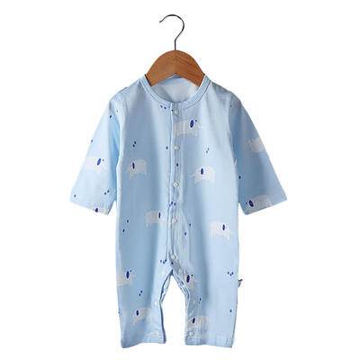 

Newborn Jumpsuit Cartoon Print Long Sleeve Cotton Rompers Baby Girls Boys
