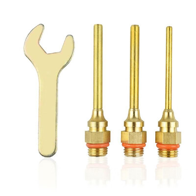 

3pcs Hot Melt Glue Gun Nozzle High Quality Nozzles Set of 3pcs Hot Melt Glue Machine Nozzle 15x70mm 20x70mm 30x70mm