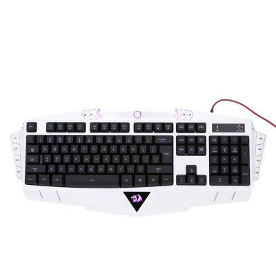 

REDRAGON Adjustable Input Speed USB Wired Water Resistant Gaming Keyboard Seven Switchable Backlight Colors Macro Recording Functi