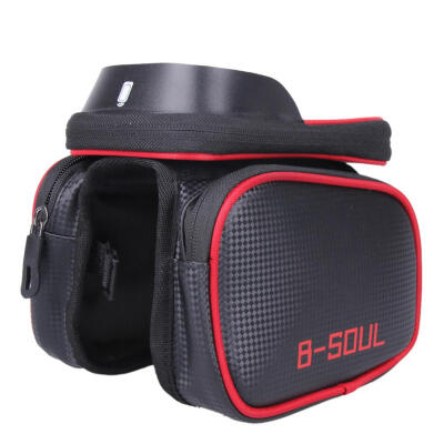 

Bicycle Frame Bag Pannier Tube Pouch Touchscreen Bike Phone Holder