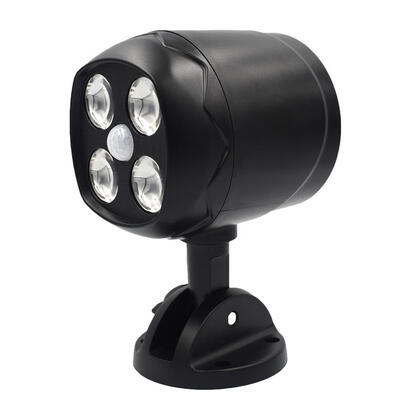 

4LED Motion Sensor Wall Light Spotlight Waterproof Garden Aisle Street Lamp
