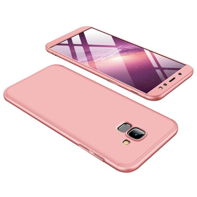 

MOONCASE Samsung A6 2018 three-section all-inclusive shield - pink