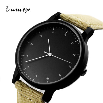 

Qixi Festivals gift translation Enmex European&American male god temperament watch simple trend canvas with calendar watch