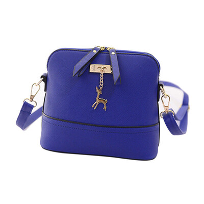 

Gobestart New Women Messenger Bags Vintage Small Shell Leather Handbag Casual Bag