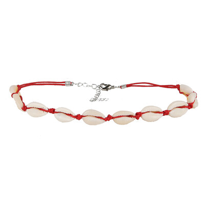 

Natural Summer Beach Shell Choker Necklace Simple Bohemian Jewelry Women Gift