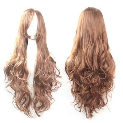 

〖Follure〗Cosplay Costume Wigs Women Long Curl Wavy Red Halloween Party Anime Hair
