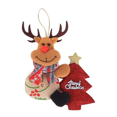 

Christmas Santa Claus Doll Hanging Home Decor Merry Christmas Favor Party Hanging Decorations for Home New Year Gift