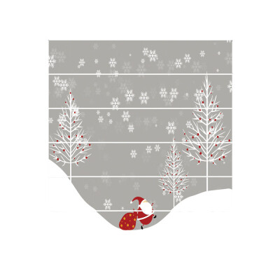 

〖Follure〗Christmas 3D Simulation stair stickers Waterproof Wall Stickers DIY Home Decor