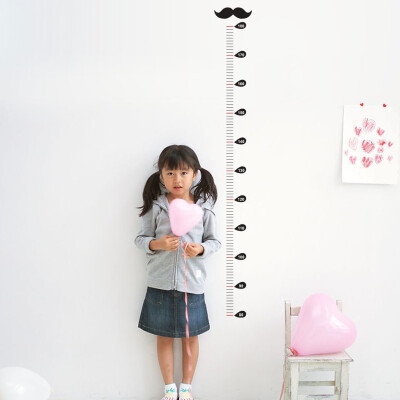 

Gobestart Beard Kids Height Chart Wall Sticker Home Decor Cartoon Animal Height Ruler