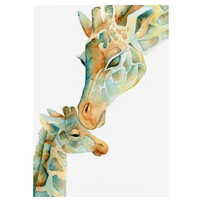 

5D DIY Full Drill Diamond Painting Kiss Giraffe Cross Stitch Embroidery Kit