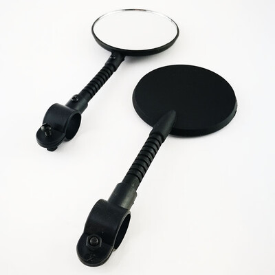 

Cycling Attachments Black MTB Bike Handlebar Flexible Safety Rearview Mirrors