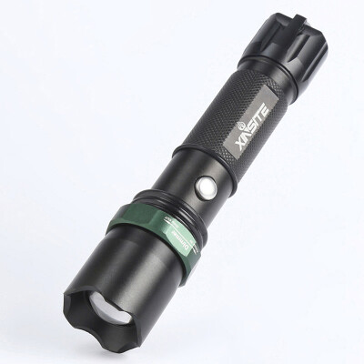 

Rechargeable Bright Flashlight 3 Modes Torch Light Zoomable Tools Aluminum Alloy