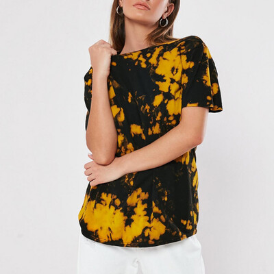 

Starmoon Fashion Women Casual O-Neck Short Sleeve Foral Printed Tee T-Shirt Top