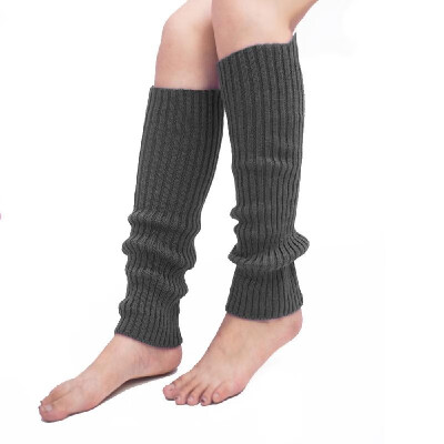 

Stylish Comfortable Calf Cover Warm Socks Set Winter Knitting Candy Color Calf Enveloped Long Sock