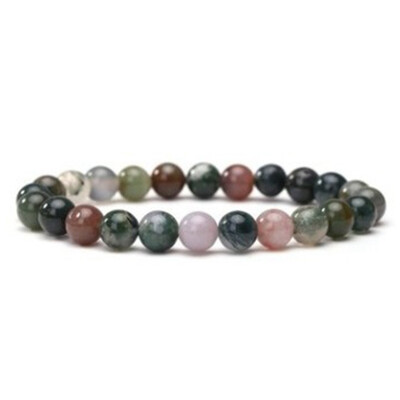 

12 Colors Agate Couple Bracelets 8Mm Natural Stone Beads Healing Energy Bracelet For Women Men