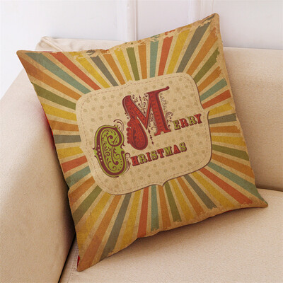 

Tailored New Christmas Cotton Linen Pillow Case Sofa Cushion Cover Home Decor