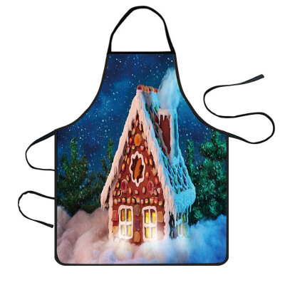 

Toponeto Christmas Decoration Waterproof Apron Kitchen Aprons Dinner Party Apron