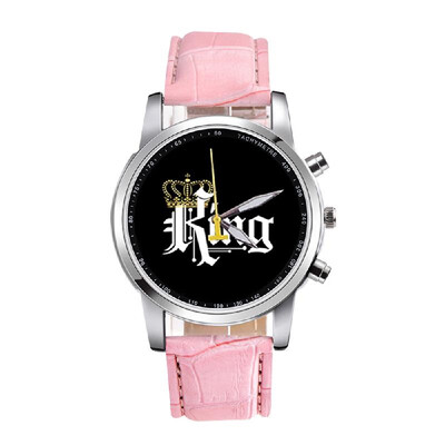

KING QUEEN Quartz Movement Boys And Girls Watch Fashion Multi-functional Watches KING