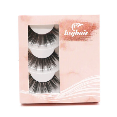 

HUISGHAIR 25mm 7D luxury mink on hair natural three-dimensional thick eyelashes beauty tools 14518