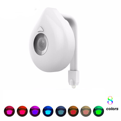 

Siaonvr Toilet Seat lighting 8Colors LED Toilet Night light Motion Activated Sensor