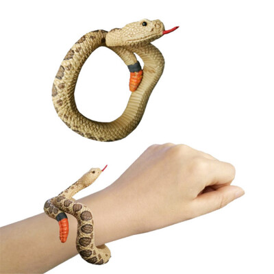 

Tailored Simulation Resin Animal Python Bracelet Handmade Painted PVC Material Toy