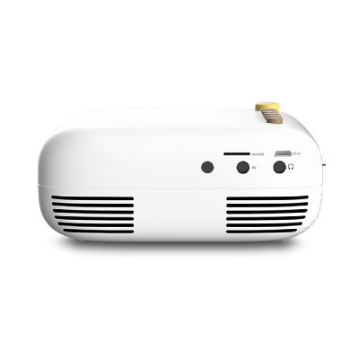 

YG200 Mini LCD Projector 1080P 60" Home Theater LED Video Projection Machine 400 Lumens Built-in Speaker Portable Beamer for Child