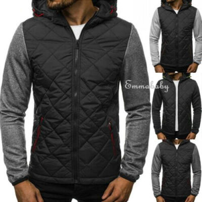 

Mens Hooded Hoodie Hoody Winter Warm Sweater Zip Jacket Coat Sweatshirt Outwear