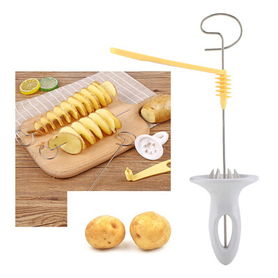 

Manual Spiral Potato Chips Twister Vegetable Cucumber Twisted Cutter Kitchen Cooking Tool