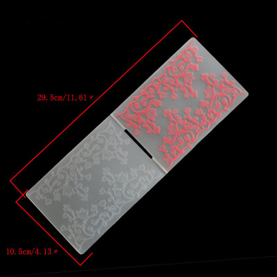 

DIY Plastic Embossing Folder Peony Flower Po Album Card Paper Cutting Dies Craft Decoration