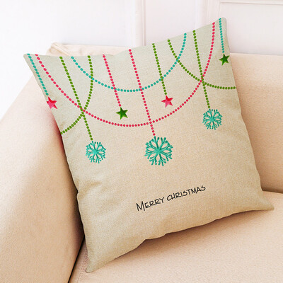 

Tailored Christmas Home Decor Cushion Cover Graffi Style Throw Pillowcase Pillow Covers
