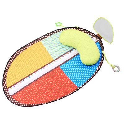 

Adorable Infant Print Play Mats Pillow Teether Kids Crawling Carpet Floor Rug Baby Bedding Blanket Cotton Game Pad