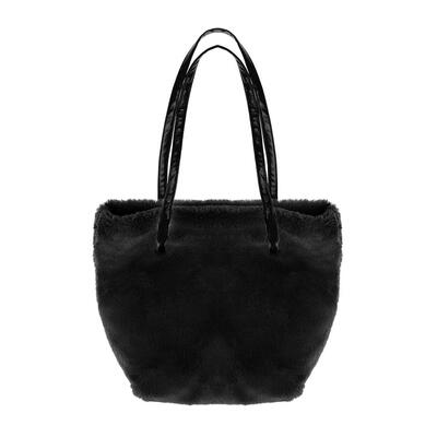 

Fashion Women Tote Solid Color Handbag Shoulder Top-handle Bag Casual Gift